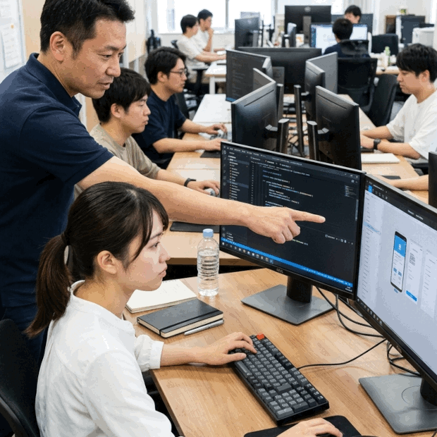 完全自社開発イメージ
